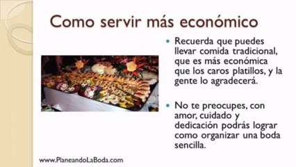 Como organizar una boda sencilla