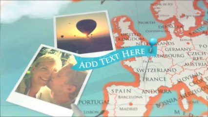 Let&27s Fly Away (Travel Card) - After Effects Template