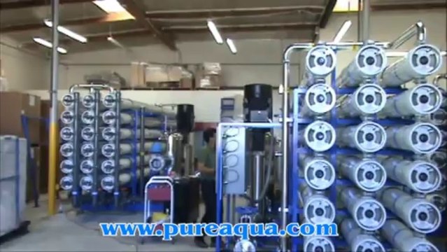 Pure Aqua| Industrial Brackish Water Reverse Osmosis Machines Dubai 3 x 528,400 GPD