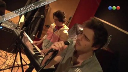 En exclusiva el ensayo de Aliados para Radio Disney