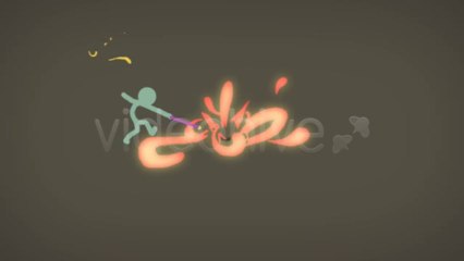 Cartoon Character Presents Logo or Social Network - After Effects Template