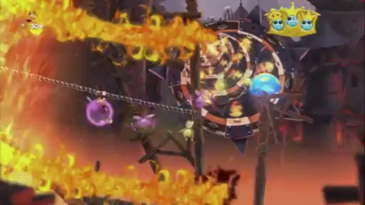 Rayman legend castle rock ps3 gameplay