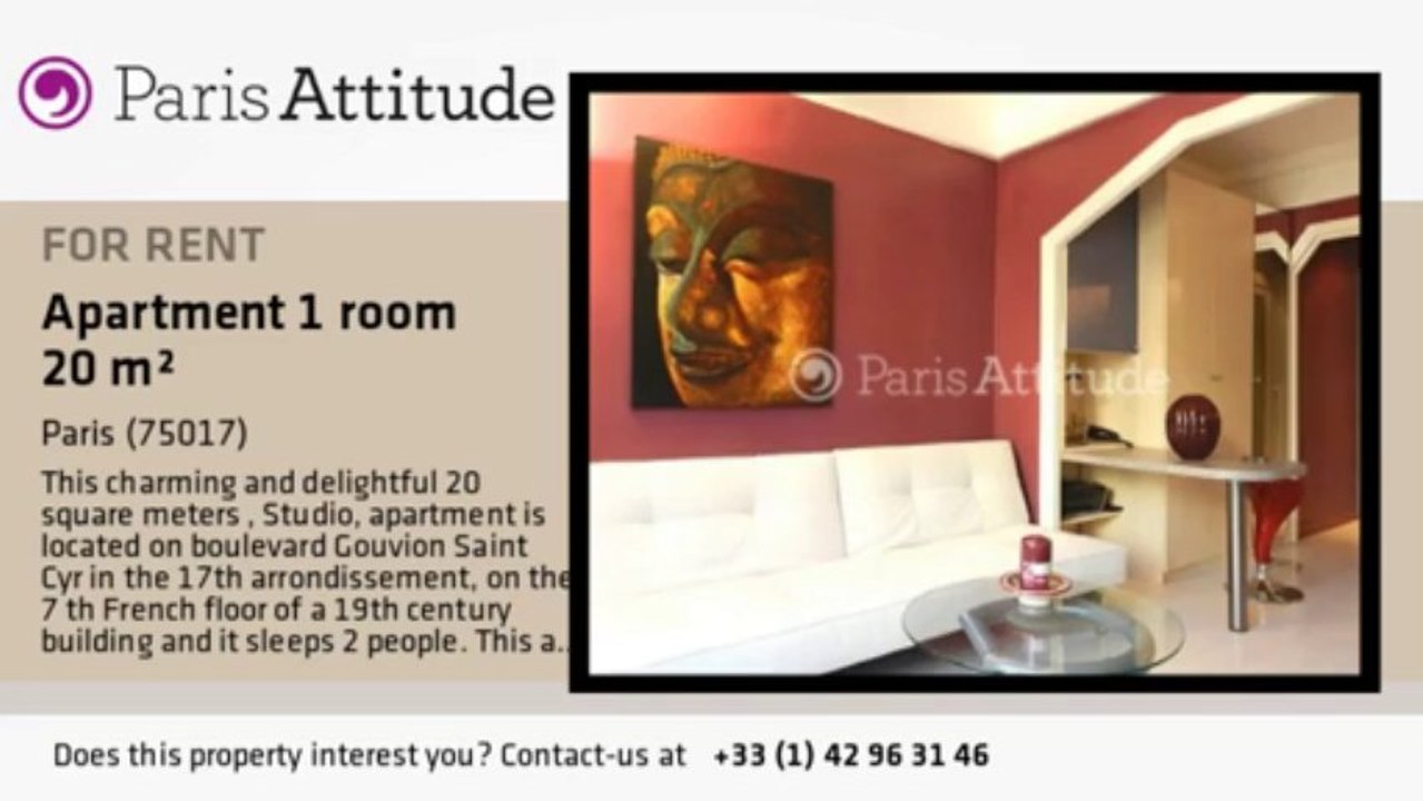 Studio Apartment for rent - Porte Maillot/Palais des Congrès, Paris - Ref. 8950