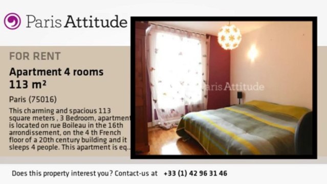 3 Bedroom Apartment for rent - Mirabeau, Paris - Ref. 8940