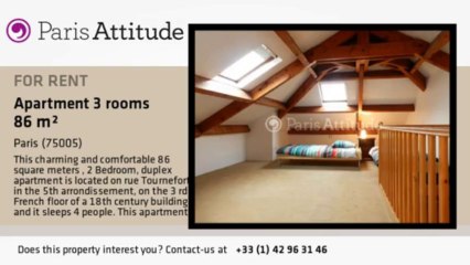 2 Bedroom Duplex for rent - Panthéon/Sorbonne, Paris - Ref. 8930