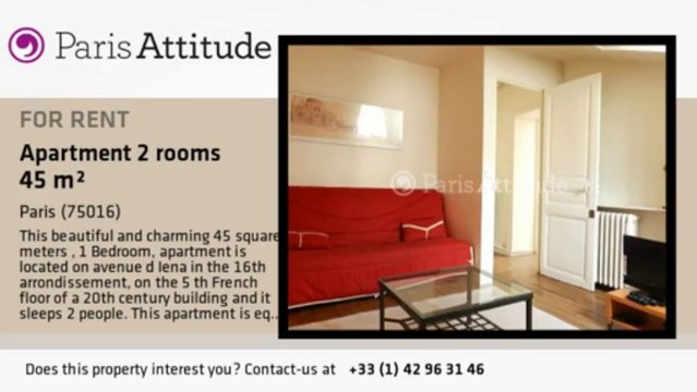 1 Bedroom Apartment for rent - Alma Marceau, Paris - Ref. 8915