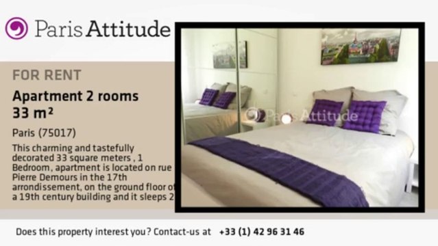 1 Bedroom Apartment for rent - Wagram, Paris - Ref. 8863