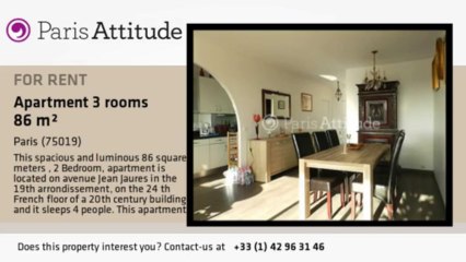 2 Bedroom Apartment for rent - Canal de l'Ourcq, Paris - Ref. 8861