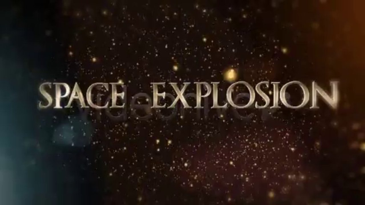 Space Logo Explosion - After Effects Template