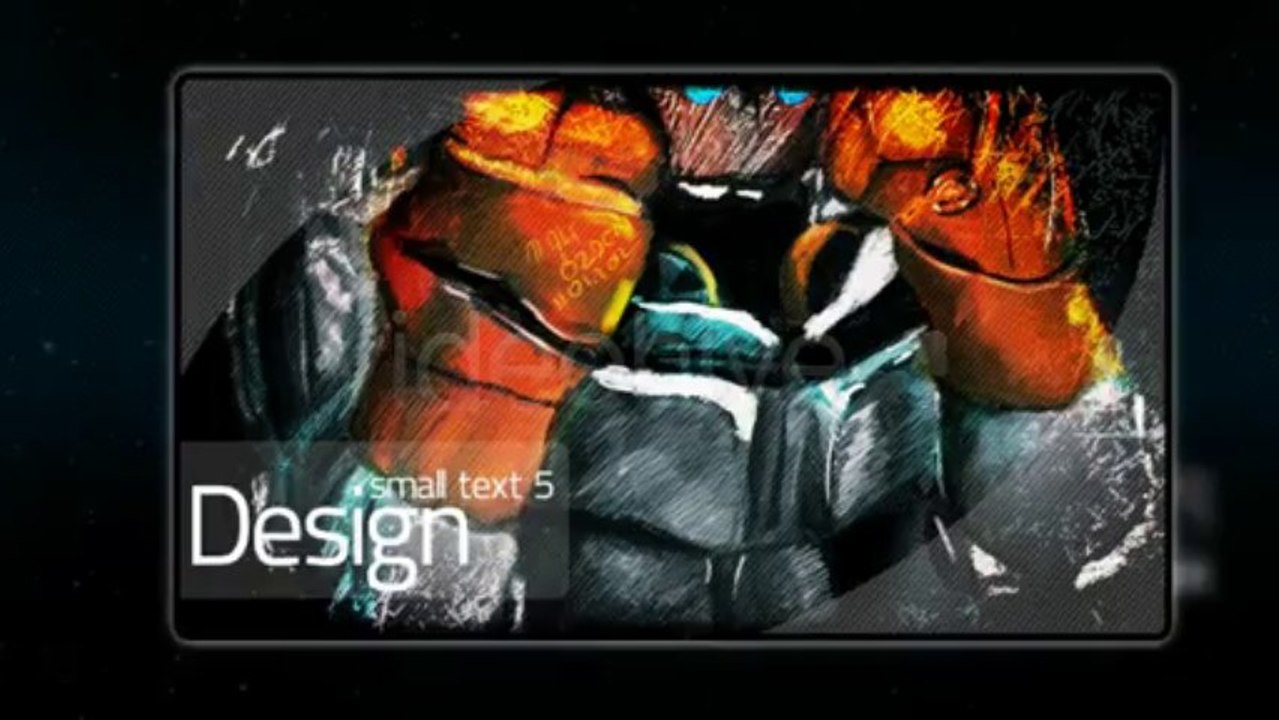 Dark and Blue - After Effects Template