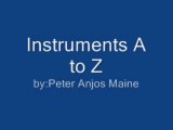 Peter Anjos Maine Instruments A to Z