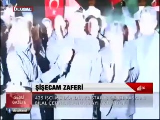 Şişecam işçileri zafer kazandı