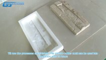 making culture stone by silicone rubber