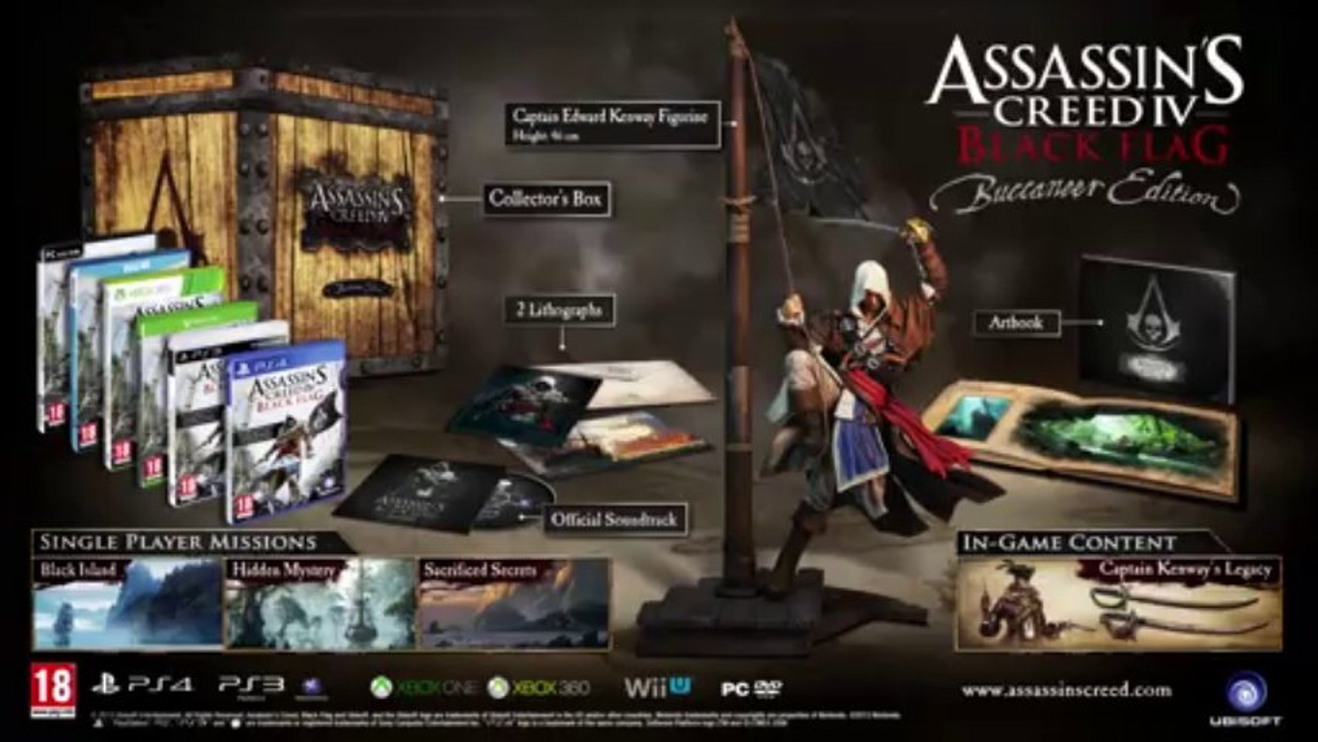 CGR Trailers - ASSASSIN'S CREED IV: BLACK FLAG Edward Kenway: A Pirate  Trained By Assassins Trailer - video Dailymotion