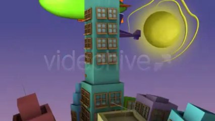 Cartoon City Logo - After Effects Template