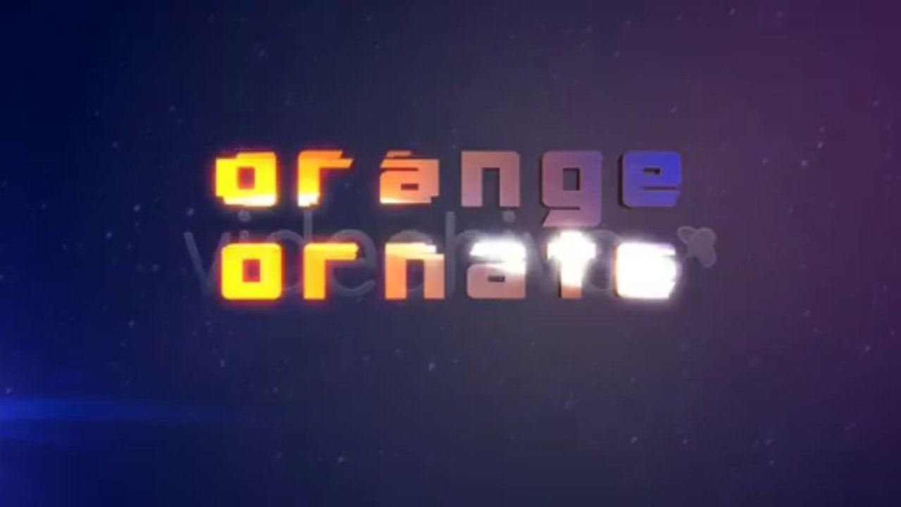 3D Logo Reveal Intro With Glow Flare - After Effects Template