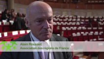 Conférence environnementale 2013 : Itw d'Alain Rousset, Association des régions de France