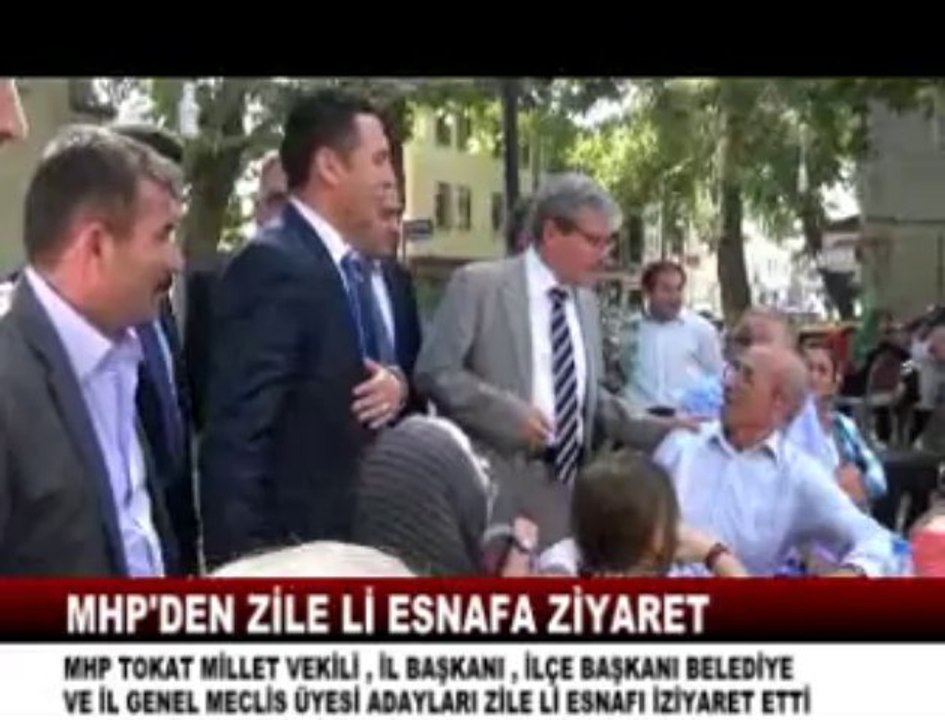 MHP DEN ZİLE Lİ ESNAFA ZİYARET