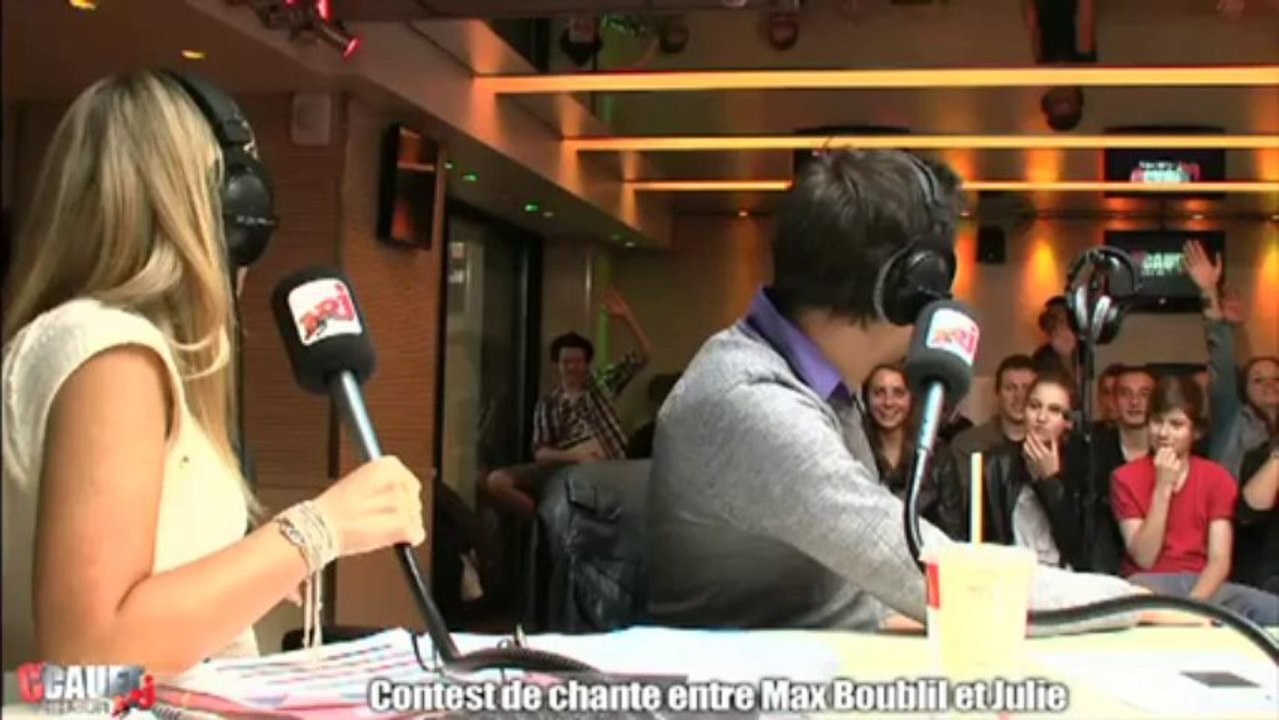 Contest de chant entre Max Boublil et Julie - C'Cauet sur NRj