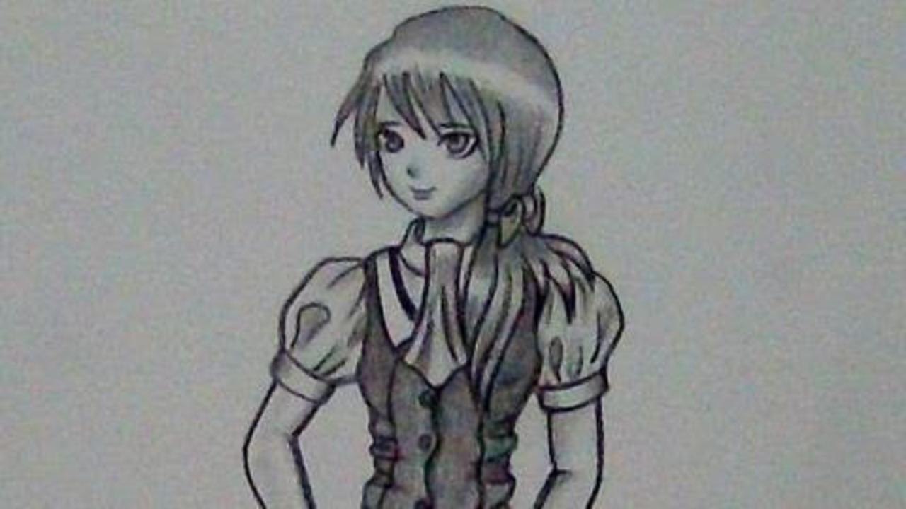 COMO DIBUJAR CUERPO Y ROPA MANGA - ANIME DE MUJER (Chica adolescente, TUTORIAL LENTO)