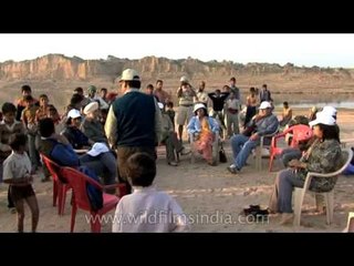 Break - time at Chambal Ghati