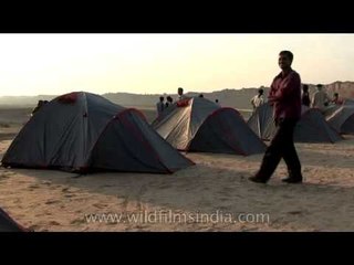 Getting ready to rest : At Chambal Valleys