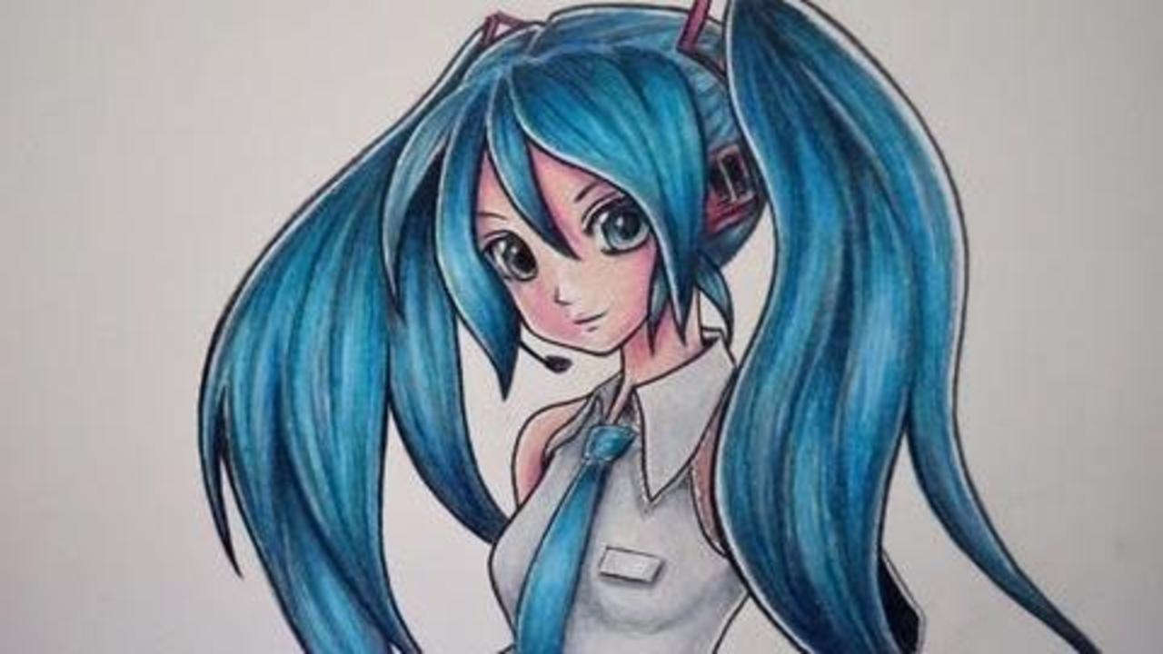 CÓMO DIBUJAR A HATSUNE MIKU (VOCALOID)