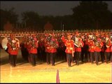Stunning contingent by the BSF with different sound beats at Tattoo Day