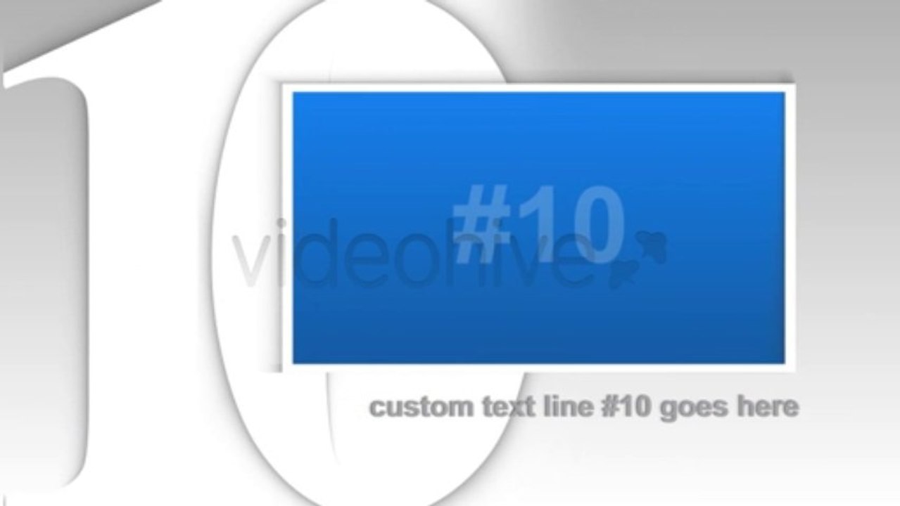 Corporate Numbers - After Effects Template