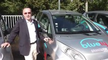 Christian Studer, responsable de Bluely, voiture autopartage électrique en service à Lyon