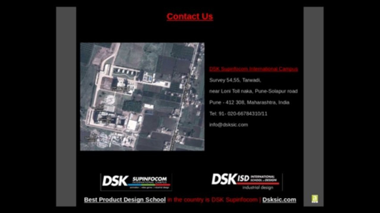 Best Product Design School in the country is DSK Supinfocom