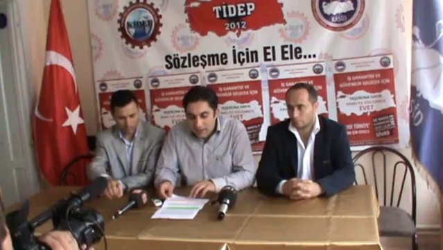 SİVAS KAŞİD DARP EDİLEN TAŞERON İŞCİ HAKKINDA BASIN AÇIKLAMASI