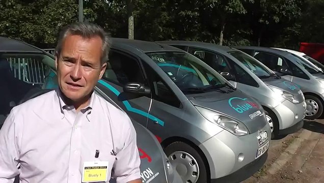 Gilles VESCO, Vice Président du Grand Lyon en charge de la mobilité douce, présente BlueLy