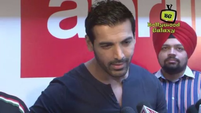 John Abraham With The Legendry Aprilia RSV4