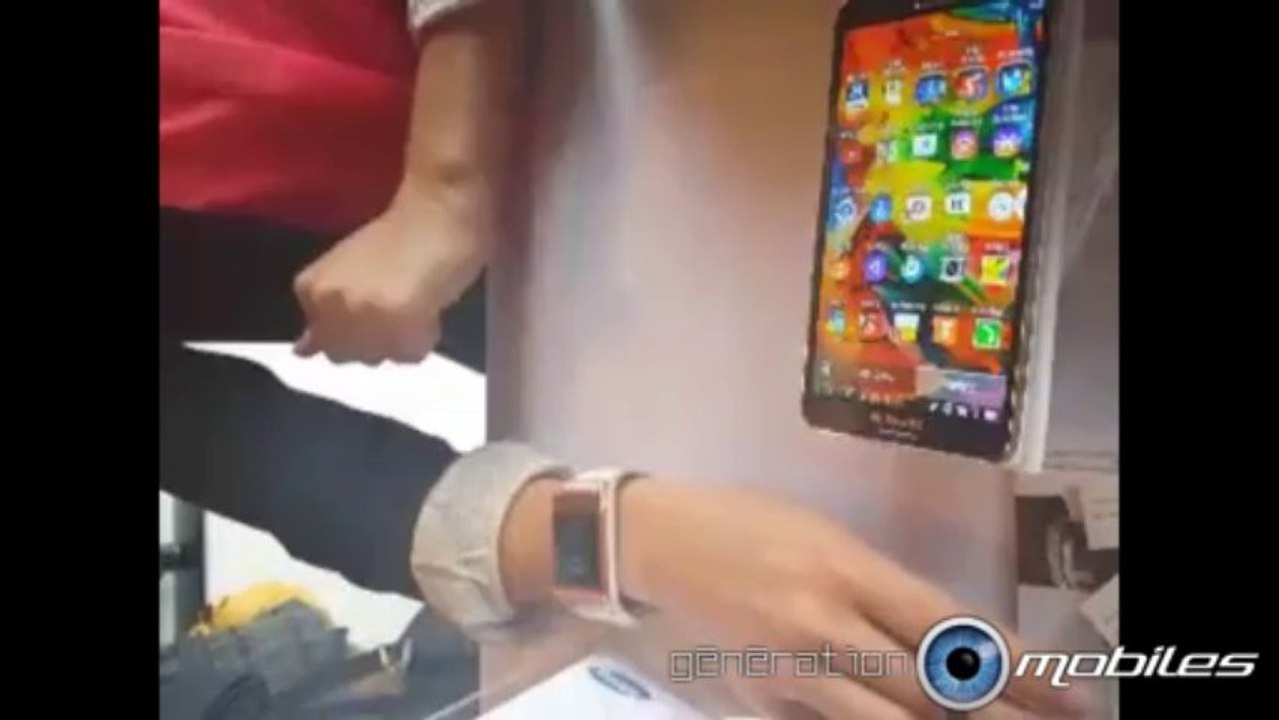hands on Samsung Galaxy gear