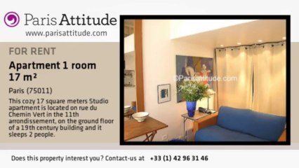 Studio Apartment for rent - Parmentier, Paris - Ref. 3384