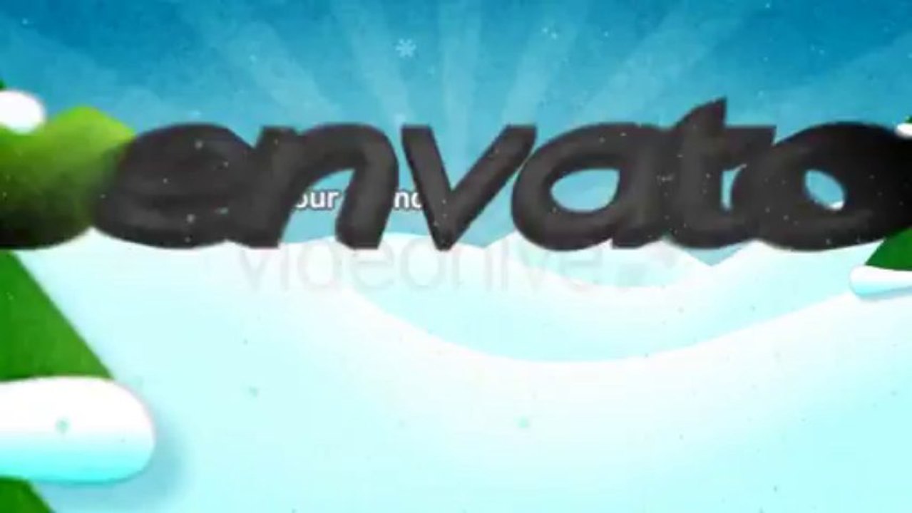 Christmas Winter Wonderland - A Holiday Greeting - After Effects Template