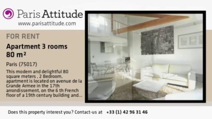2 Bedroom Duplex for rent - Arc de Triomphe, Paris - Ref. 8190
