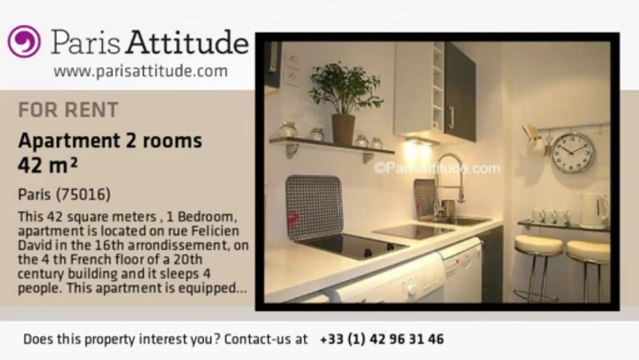 1 Bedroom Apartment for rent - Mirabeau, Paris - Ref. 6794