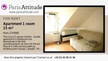 Studio Apartment for rent - Miromesnil, Paris - Ref. 7717