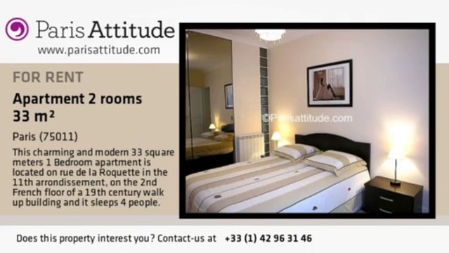 1 Bedroom Apartment for rent - Voltaire, Paris - Ref. 2413