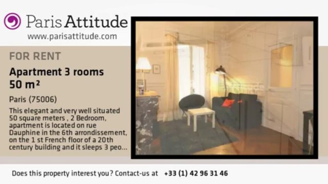2 Bedroom Apartment for rent - St Germain, Paris - Ref. 8018