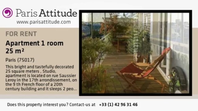 Studio Apartment for rent - Wagram, Paris - Ref. 7836