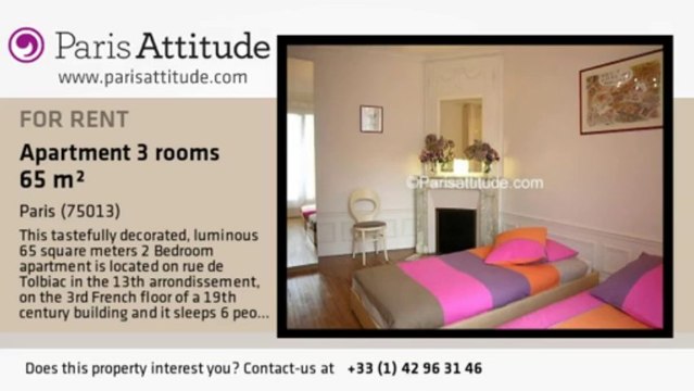 2 Bedroom Apartment for rent - Tolbiac, Paris - Ref. 2881