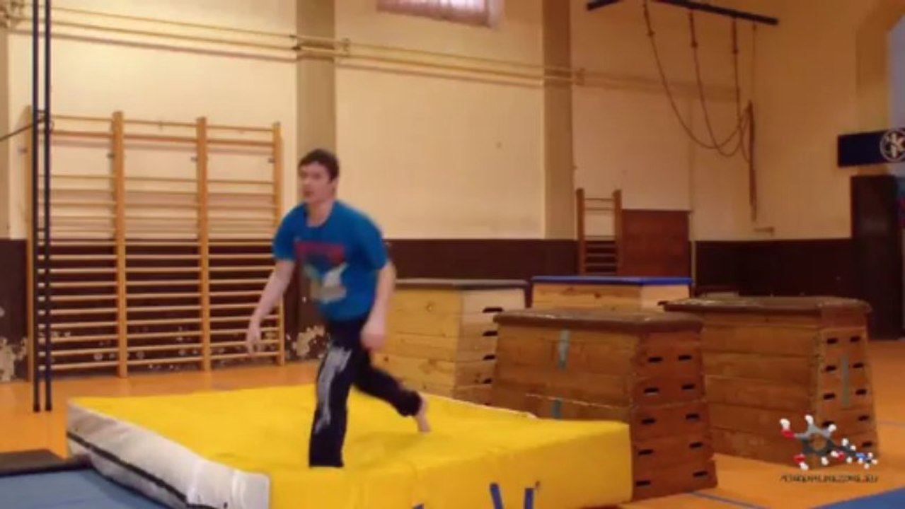 ADTeam - Parkour and Tricking - Sázava - Indoor - 7 with Fails - 2013
