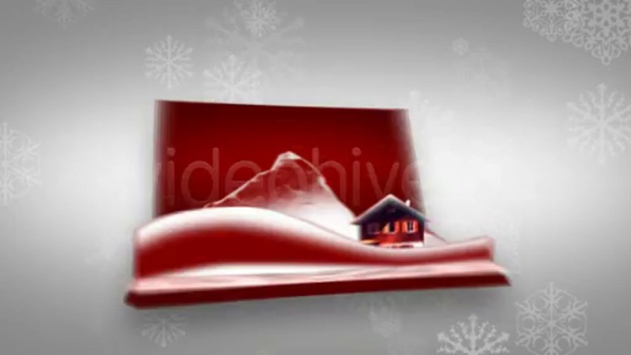 3D Christmas Card - After Effects Template