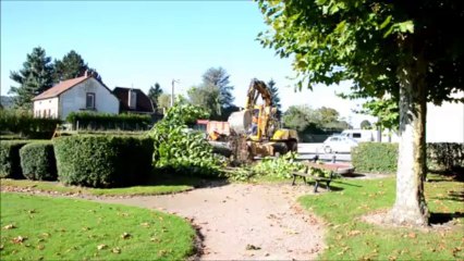 Mesvres Travaux Place Gare 230913