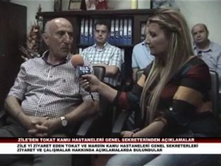 ZİLE DEN TOKAT KAMU HASTANELERİ GENEL SEKRETERİ DR ASLAN ERKAN DAN AÇIKLAMALAR