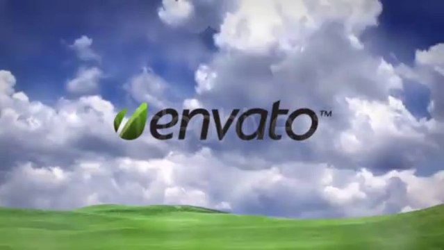 Fly through Grass into the Clouds - Logo Reveal - After Effects Template