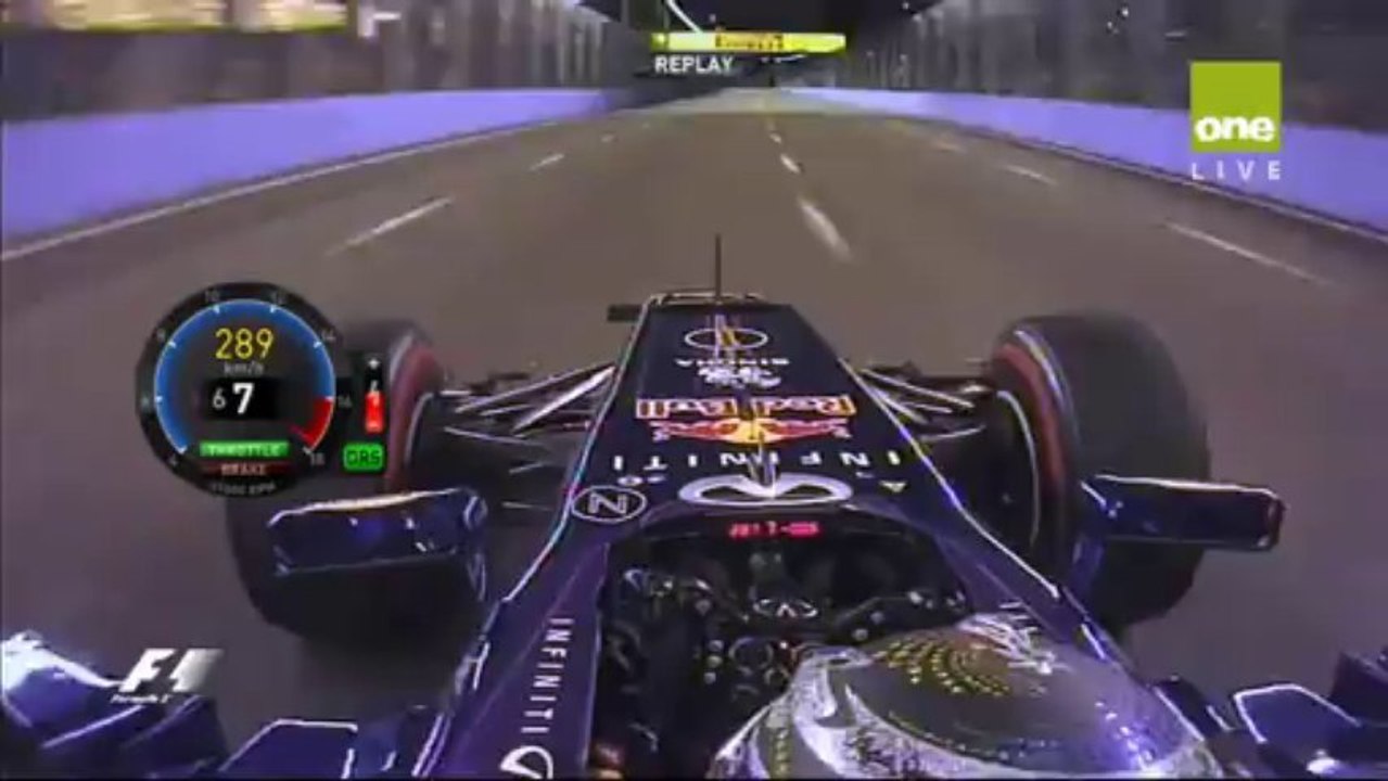 F1 2013 Singapore Pole Lap Onboard - Vettel